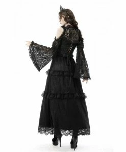 Ladies Dark In Love Esmeralda Lace Cape 22 Ladies Dark In Love Esmeralda Lace Cape