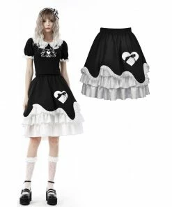 Dark In Love Prairie Frill Skirt