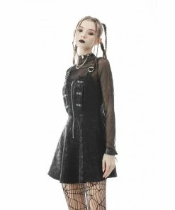 Ladies Dark In Love Barbarella Mesh Top