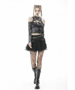 Ladies Dark In Love Rebel Hell Top