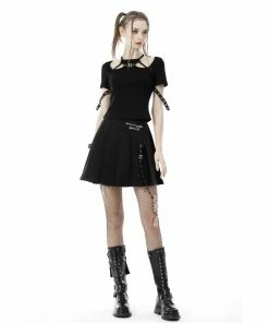 Dark In Love Lenora Pleated Skirt
