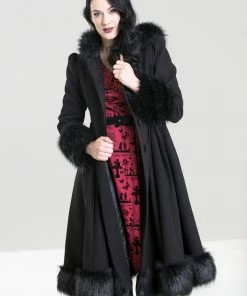 Hell Bunny Plus Size Elvira Coat Ladies