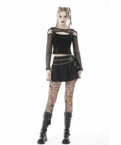 Dark In Love Joelle Pleated Mini Skirt Ladies