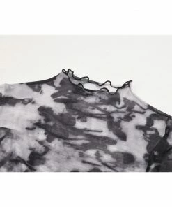 Ladies Dark In Love Nancy Mesh Top