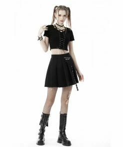Dark In Love Lenora Pleated Skirt