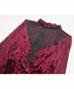 Dark In Love Alfreda Dress Burgundy Ladies