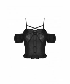 Dark In Love Una Cold Shoulder Top