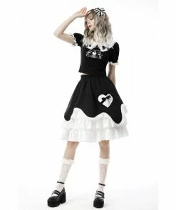 Dark In Love Prairie Frill Skirt