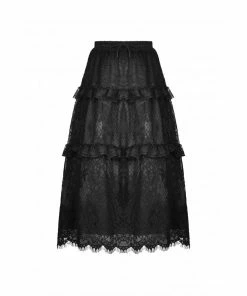 Ladies Dark In Love Delilah Maxi Skirt