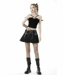 New Arrivals Dark In Love Tilda Winged Top