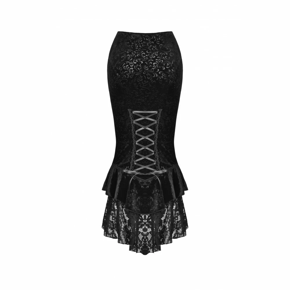 Dark In Love Zira Velvet Fishtail Skirt New Arrivals 9 Dark In Love Zira Velvet Fishtail Skirt New Arrivals