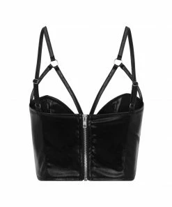 ANTIBrand Black Vinyl Bralet