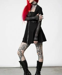 Killstar Anti Everything Zip Dress Ladies