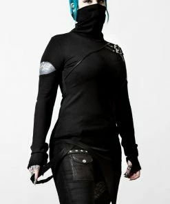 Ladies Killstar Arch Angelz Masked Top