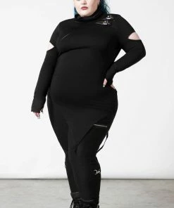 Ladies Killstar Arch Angelz Masked Top