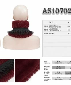 Accessories Devil Fashion Alvar Scarf Black & Burgundy