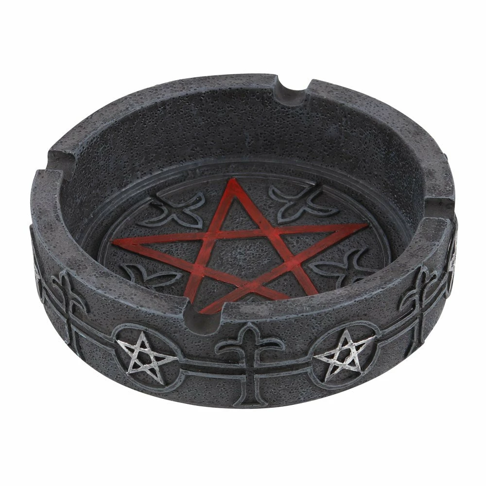 Gothic Gifts Pentagram Ashtray 3 Gothic Gifts Pentagram Ashtray