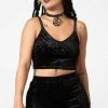 Killstar Ataraxia Velvet Top Ladies