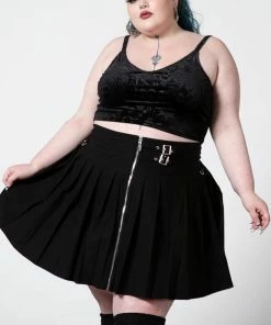 Killstar Ataraxia Velvet Top Ladies