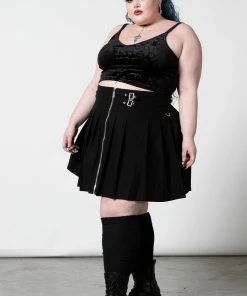 Killstar Ataraxia Velvet Top Ladies