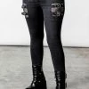 Killstar Azazel Washed Jeans Ladies