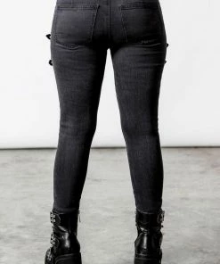 Killstar Azazel Washed Jeans Ladies