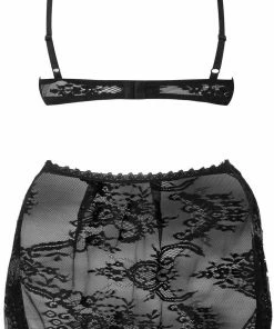 Plus Sizes Killstar Afterlife Lace Nightdress Black