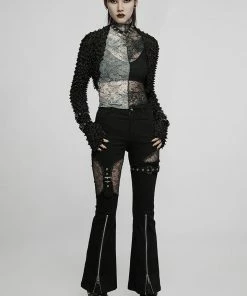 New Arrivals Punk Rave Syble Top - Black & White