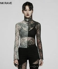 New Arrivals Punk Rave Syble Top - Black & White