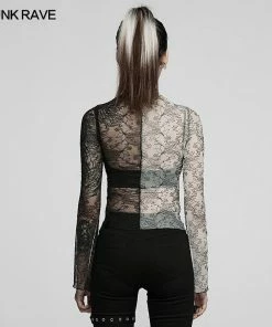 New Arrivals Punk Rave Syble Top - Black & White