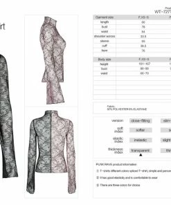 New Arrivals Punk Rave Syble Top - Black & Pink