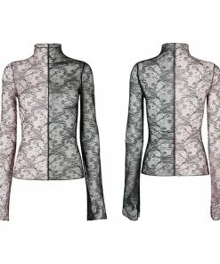 New Arrivals Punk Rave Syble Top - Black & Pink