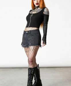 Killstar Alchemille Denim Shorts