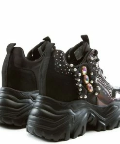 Anthony Wang Watermelon-02 Hidden Heel Sneakers - Pewter