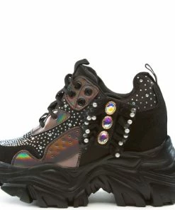 Anthony Wang Watermelon-02 Hidden Heel Sneakers - Pewter