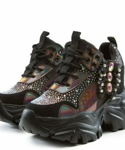 Anthony Wang Watermelon-02 Hidden Heel Sneakers - Pewter