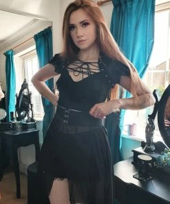 Necessary Evil Camazotz Mesh Bat Wing Effect Train Belt Accessories