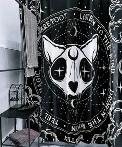Homeware Killstar Bathroom Witch Shower Curtain