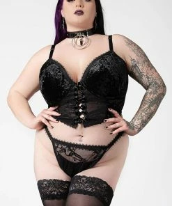 Killstar Be Veiled Lace Panty Accessories