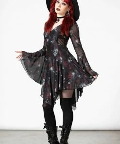 Killstar Bellflora Mesh Dress New Arrivals