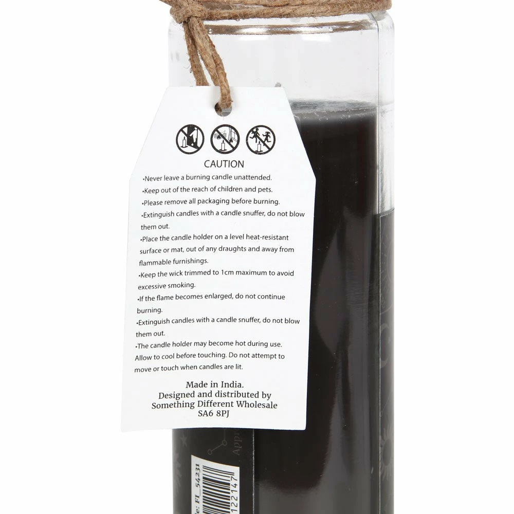 Gothic Gifts Black Opium 'Protection' Spell Tube Candle 4 Gothic Gifts Black Opium 'Protection' Spell Tube Candle