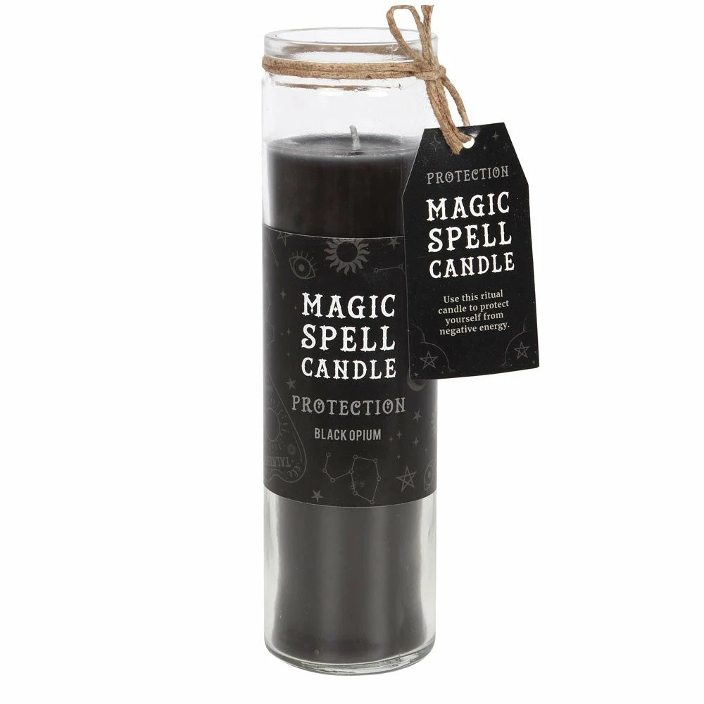 Gothic Gifts Black Opium 'Protection' Spell Tube Candle 3 Gothic Gifts Black Opium 'Protection' Spell Tube Candle