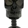 Gothic Gifts Black Skull Wine Glass