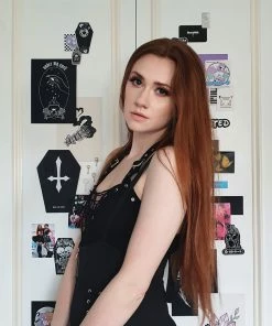 Ladies Necessary Evil Minerva Plunge Lace Up Halter Top