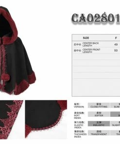 Devil Fashion Katinka Hooded Cape Ladies