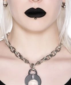 Killstar Celestia Chain Choker Silver Accessories