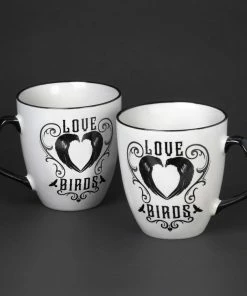 Alchemy Gothic Love Birds Couples Mugs