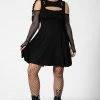 Killstar Corin Long Sleeve Dress