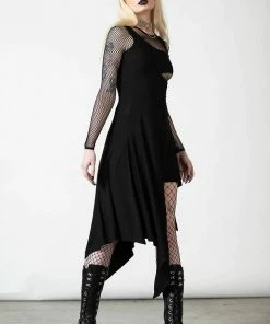 Killstar Corvia Asymmetric Dress