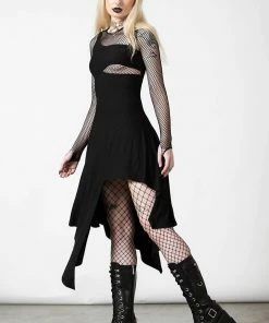 Killstar Corvia Asymmetric Dress